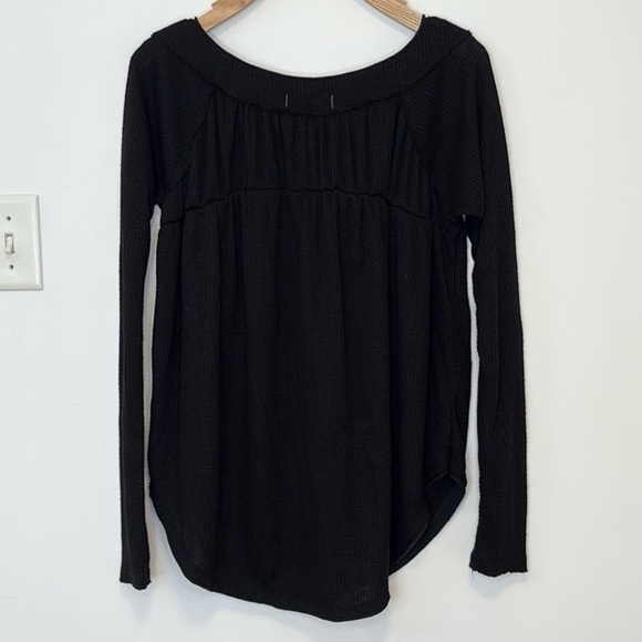 Free People the must have thermal Henley , sz small - Picture 5 of 10